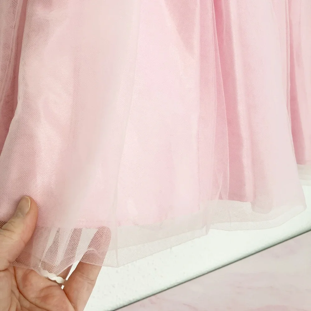 NWT Sarah Louise England Girls Dress Embroidered Navy Velvet Pink Tulle 2 yrs - Picture 11 of 14